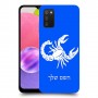 עקרב כיסוי מגן קשיח בעיצוב אישי עם השם שלך ל Samsung Galaxy A03s יחידה אחת סקרין מובייל