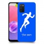 רץ כיסוי מגן קשיח בעיצוב אישי עם השם שלך ל Samsung Galaxy A03s יחידה אחת סקרין מובייל