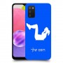 אימון ספורט - אישה כיסוי מגן קשיח בעיצוב אישי עם השם שלך ל Samsung Galaxy A03s יחידה אחת סקרין מובייל
