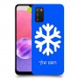 שלג כיסוי מגן קשיח בעיצוב אישי עם השם שלך ל Samsung Galaxy A03s יחידה אחת סקרין מובייל