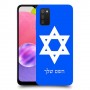מגן דוד - ישראל כיסוי מגן קשיח בעיצוב אישי עם השם שלך ל Samsung Galaxy A03s יחידה אחת סקרין מובייל