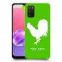 תרנגול כיסוי מגן קשיח בעיצוב אישי עם השם שלך ל Samsung Galaxy A03s יחידה אחת סקרין מובייל