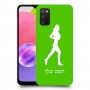 ג'וגלין - אישה כיסוי מגן קשיח בעיצוב אישי עם השם שלך ל Samsung Galaxy A03s יחידה אחת סקרין מובייל