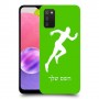 רץ כיסוי מגן קשיח בעיצוב אישי עם השם שלך ל Samsung Galaxy A03s יחידה אחת סקרין מובייל