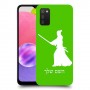 סמוראי כיסוי מגן קשיח בעיצוב אישי עם השם שלך ל Samsung Galaxy A03s יחידה אחת סקרין מובייל