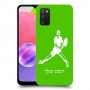 שחקן טניס כיסוי מגן קשיח בעיצוב אישי עם השם שלך ל Samsung Galaxy A03s יחידה אחת סקרין מובייל