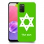 מגן דוד - ישראל כיסוי מגן קשיח בעיצוב אישי עם השם שלך ל Samsung Galaxy A03s יחידה אחת סקרין מובייל