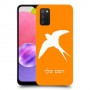 ציפור לבלוע כיסוי מגן קשיח בעיצוב אישי עם השם שלך ל Samsung Galaxy A03s יחידה אחת סקרין מובייל