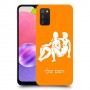 תאומים כיסוי מגן קשיח בעיצוב אישי עם השם שלך ל Samsung Galaxy A03s יחידה אחת סקרין מובייל