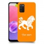 אריה כיסוי מגן קשיח בעיצוב אישי עם השם שלך ל Samsung Galaxy A03s יחידה אחת סקרין מובייל