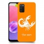 עקרב כיסוי מגן קשיח בעיצוב אישי עם השם שלך ל Samsung Galaxy A03s יחידה אחת סקרין מובייל