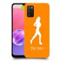 ג'וגלין - אישה כיסוי מגן קשיח בעיצוב אישי עם השם שלך ל Samsung Galaxy A03s יחידה אחת סקרין מובייל
