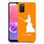 סמוראי כיסוי מגן קשיח בעיצוב אישי עם השם שלך ל Samsung Galaxy A03s יחידה אחת סקרין מובייל