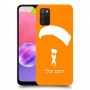 צניחה חופשית כיסוי מגן קשיח בעיצוב אישי עם השם שלך ל Samsung Galaxy A03s יחידה אחת סקרין מובייל