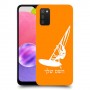 גלישת מפרש כיסוי מגן קשיח בעיצוב אישי עם השם שלך ל Samsung Galaxy A03s יחידה אחת סקרין מובייל