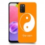 סמל יינג יאנג - סין כיסוי מגן קשיח בעיצוב אישי עם השם שלך ל Samsung Galaxy A03s יחידה אחת סקרין מובייל