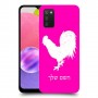 תרנגול כיסוי מגן קשיח בעיצוב אישי עם השם שלך ל Samsung Galaxy A03s יחידה אחת סקרין מובייל