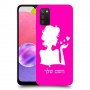 אישה אהבה כיסוי מגן קשיח בעיצוב אישי עם השם שלך ל Samsung Galaxy A03s יחידה אחת סקרין מובייל