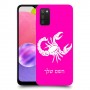 עקרב כיסוי מגן קשיח בעיצוב אישי עם השם שלך ל Samsung Galaxy A03s יחידה אחת סקרין מובייל