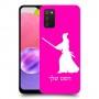 סמוראי כיסוי מגן קשיח בעיצוב אישי עם השם שלך ל Samsung Galaxy A03s יחידה אחת סקרין מובייל