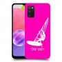 גלישת מפרש כיסוי מגן קשיח בעיצוב אישי עם השם שלך ל Samsung Galaxy A03s יחידה אחת סקרין מובייל
