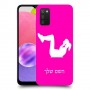 אימון ספורט - אישה כיסוי מגן קשיח בעיצוב אישי עם השם שלך ל Samsung Galaxy A03s יחידה אחת סקרין מובייל