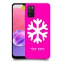 שלג כיסוי מגן קשיח בעיצוב אישי עם השם שלך ל Samsung Galaxy A03s יחידה אחת סקרין מובייל