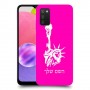 פסל החירות כיסוי מגן קשיח בעיצוב אישי עם השם שלך ל Samsung Galaxy A03s יחידה אחת סקרין מובייל