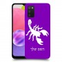 עקרב כיסוי מגן קשיח בעיצוב אישי עם השם שלך ל Samsung Galaxy A03s יחידה אחת סקרין מובייל