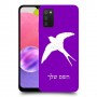 ציפור לבלוע כיסוי מגן קשיח בעיצוב אישי עם השם שלך ל Samsung Galaxy A03s יחידה אחת סקרין מובייל