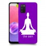 יוגה כיסוי מגן קשיח בעיצוב אישי עם השם שלך ל Samsung Galaxy A03s יחידה אחת סקרין מובייל