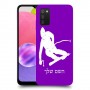 סקִי כיסוי מגן קשיח בעיצוב אישי עם השם שלך ל Samsung Galaxy A03s יחידה אחת סקרין מובייל