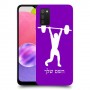 הרמת משקולות כיסוי מגן קשיח בעיצוב אישי עם השם שלך ל Samsung Galaxy A03s יחידה אחת סקרין מובייל