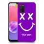 סמיילי כיסוי מגן קשיח בעיצוב אישי עם השם שלך ל Samsung Galaxy A03s יחידה אחת סקרין מובייל