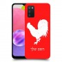 תרנגול כיסוי מגן קשיח בעיצוב אישי עם השם שלך ל Samsung Galaxy A03s יחידה אחת סקרין מובייל