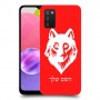 זאב כיסוי מגן קשיח בעיצוב אישי עם השם שלך ל Samsung Galaxy A03s יחידה אחת סקרין מובייל