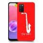 סקספון כיסוי מגן קשיח בעיצוב אישי עם השם שלך ל Samsung Galaxy A03s יחידה אחת סקרין מובייל