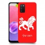 אריה כיסוי מגן קשיח בעיצוב אישי עם השם שלך ל Samsung Galaxy A03s יחידה אחת סקרין מובייל