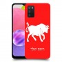 שור כיסוי מגן קשיח בעיצוב אישי עם השם שלך ל Samsung Galaxy A03s יחידה אחת סקרין מובייל