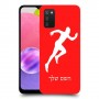רץ כיסוי מגן קשיח בעיצוב אישי עם השם שלך ל Samsung Galaxy A03s יחידה אחת סקרין מובייל