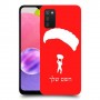 צניחה חופשית כיסוי מגן קשיח בעיצוב אישי עם השם שלך ל Samsung Galaxy A03s יחידה אחת סקרין מובייל