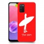 גלישה כיסוי מגן קשיח בעיצוב אישי עם השם שלך ל Samsung Galaxy A03s יחידה אחת סקרין מובייל