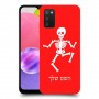 שלד כיסוי מגן קשיח בעיצוב אישי עם השם שלך ל Samsung Galaxy A03s יחידה אחת סקרין מובייל