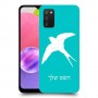 ציפור לבלוע כיסוי מגן קשיח בעיצוב אישי עם השם שלך ל Samsung Galaxy A03s יחידה אחת סקרין מובייל