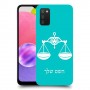 מאזניים כיסוי מגן קשיח בעיצוב אישי עם השם שלך ל Samsung Galaxy A03s יחידה אחת סקרין מובייל