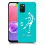 שחקן כדורגל כיסוי מגן קשיח בעיצוב אישי עם השם שלך ל Samsung Galaxy A03s יחידה אחת סקרין מובייל
