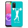 הרמת משקולות כיסוי מגן קשיח בעיצוב אישי עם השם שלך ל Samsung Galaxy A03s יחידה אחת סקרין מובייל