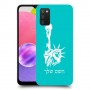 פסל החירות כיסוי מגן קשיח בעיצוב אישי עם השם שלך ל Samsung Galaxy A03s יחידה אחת סקרין מובייל