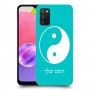 סמל יינג יאנג - סין כיסוי מגן קשיח בעיצוב אישי עם השם שלך ל Samsung Galaxy A03s יחידה אחת סקרין מובייל