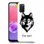 זאב כיסוי מגן קשיח בעיצוב אישי עם השם שלך ל Samsung Galaxy A03s יחידה אחת סקרין מובייל